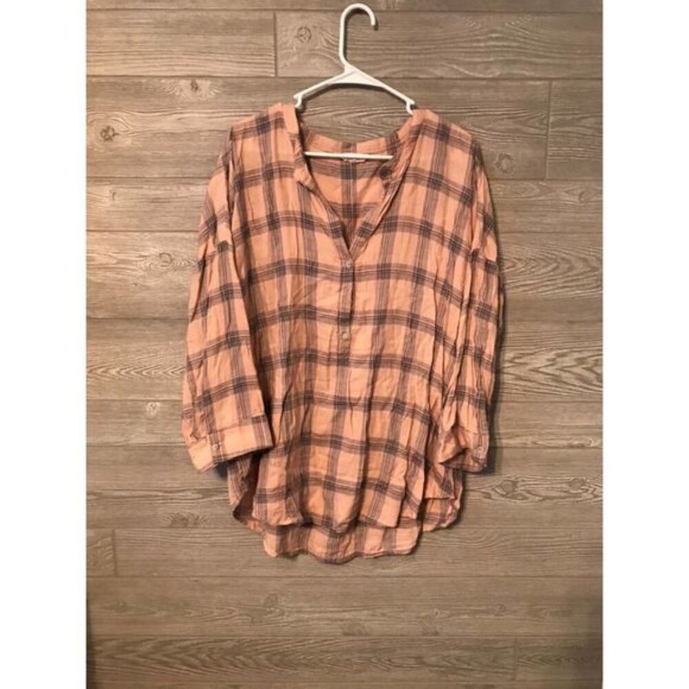 Lucky Brand plaid 1X